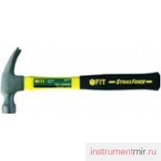 Молоток гвоздодер  450 гр. фиброгласс  FIT  (44782)